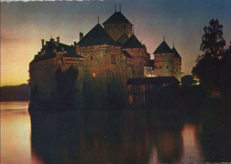 Schweiz - Genfer See - Chateau de Chillon - 1961 Schweiz - Genfer See - Chateau de Chillon - 1961