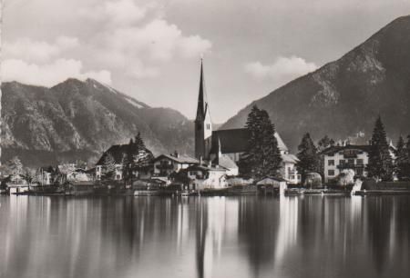Rottach-Egern mit Wallberg - 1956 Rottach-Egern mit Wallberg - 1956