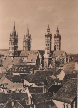 Naumburg - Dom St. Peter und Paul von Südosten - ca. 1955 Naumburg - Dom St. Peter und Paul von Südosten - ca. 1955
