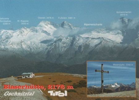 Österreich - Gschnitztal - Blaserhütte - ca. 1990 Österreich - Gschnitztal - Blaserhütte - ca. 1990