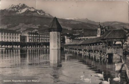 Luzern - Schweiz - Kapellbrücke Luzern - Schweiz - Kapellbrücke