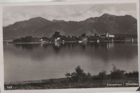 Chiemsee, Fraueninsel - vom Seeufer Chiemsee, Fraueninsel - vom Seeufer