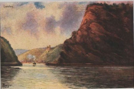 Loreley - vorspringende Felsmasse Loreley - vorspringende Felsmasse