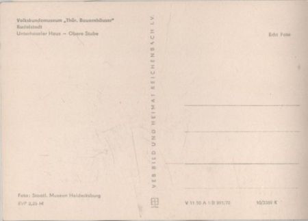 Rudolstadt - Volkskundemusum - Unterhaseler Haus Rudolstadt - Volkskundemusum - Unterhaseler Haus