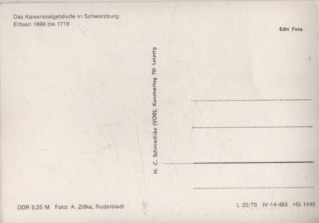 Schwarzburg - Kaisersaalgebäude Schwarzburg - Kaisersaalgebäude