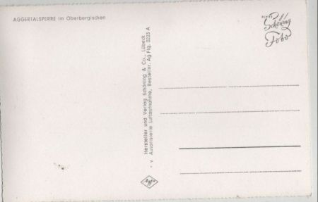 Aggertalsperre - aus der Luft Aggertalsperre - aus der Luft