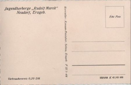 Neudorf (Erzgebirge, OT von Sehmatal) - Jugendherberge Rudolf Marek Neudorf (Erzgebirge, OT von Sehmatal) - Jugendherberge Rudolf Marek