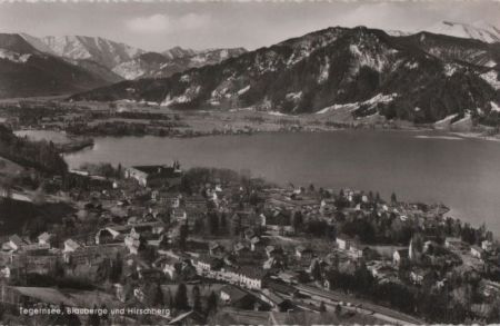 Tegernsee - von oben Tegernsee - von oben