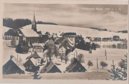 Schönwald - im Winter Schönwald - im Winter