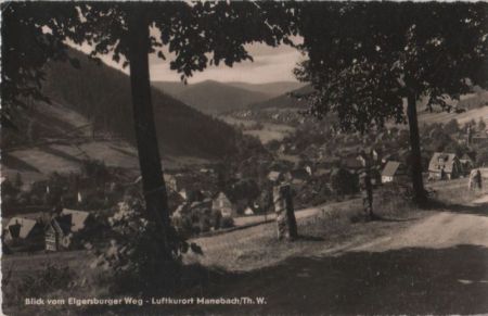 Ilmenau-Manebach - Blick vom Elgersburger Weg Ilmenau-Manebach - Blick vom Elgersburger Weg