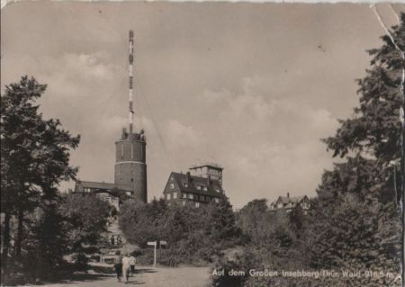 Inselsberg - Weg zum Turm Inselsberg - Weg zum Turm