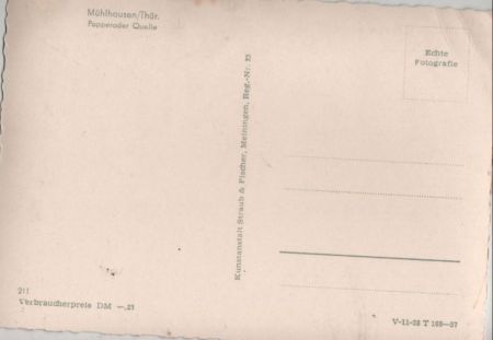 Mühlhausen - Popperoder Quelle Mühlhausen - Popperoder Quelle