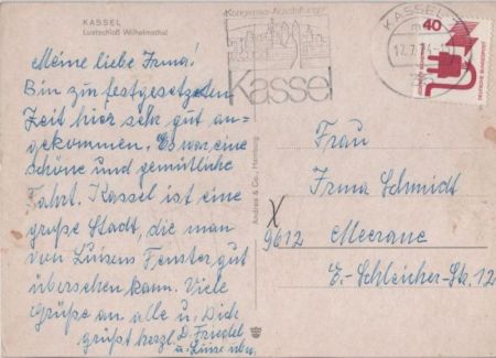 Kassel - Lustschloss Wilhelmsthal Kassel - Lustschloss Wilhelmsthal