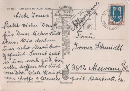 Mont Blanc - Frankreich - Au Pays