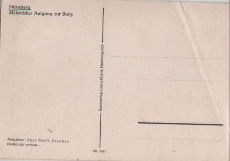 Nürnberg - Aufgang zur Burg Nürnberg - Aufgang zur Burg