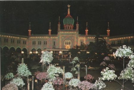 Kopenhagen - Dänemark - Tivoli, Blumenfestival Kopenhagen - Dänemark - Tivoli, Blumenfestival