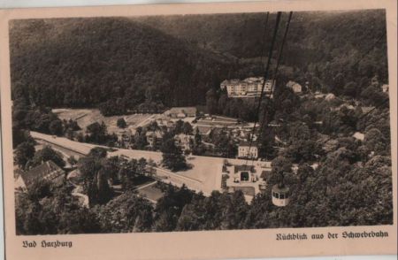 Bad Harzburg - Rückblick aus der Schwebebahn Bad Harzburg - Rückblick aus der Schwebebahn