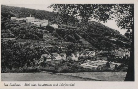 Bad Dürkheim - Blick zum Schwimmbad Bad Dürkheim - Blick zum Schwimmbad