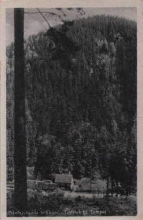 Friedrichroda - Gottlob mit Tempel Friedrichroda - Gottlob mit Tempel