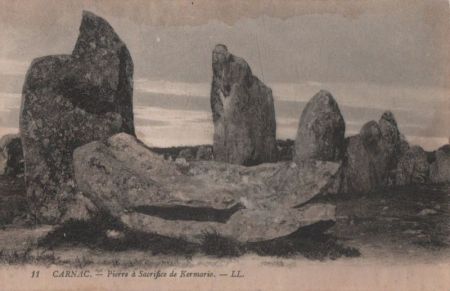 Carnac - Frankreich - Pierre a Sacrifice de Kermario Carnac - Frankreich - Pierre a Sacrifice de Kermario