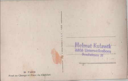 Paris - Frankreich - Pont au Change