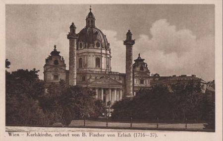 Wien - Österreich - Karlskirche Wien - Österreich - Karlskirche
