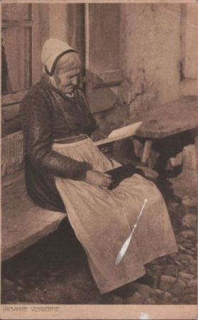 Paysanne Vosgienne alte Frau Paysanne Vosgienne alte Frau