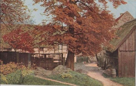 Gebäude mit Fachwerk Gebäude mit Fachwerk