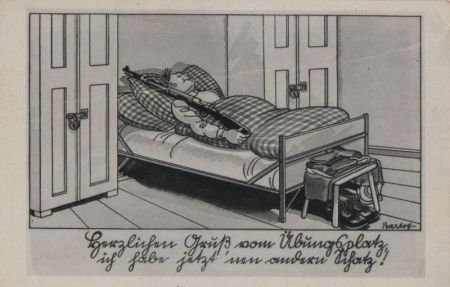 Gruß vom Übungsplatz im Bett Gruß vom Übungsplatz im Bett