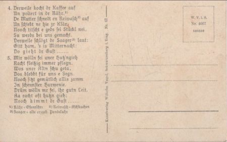 Liedkarte Hutznmarsch Liedkarte Hutznmarsch