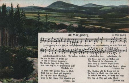Liedkarte In Uärzgebärg Liedkarte In Uärzgebärg
