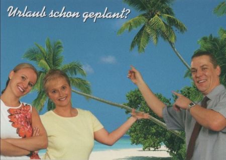 Werbekarte Neckermann Urlaub Werbekarte Neckermann Urlaub