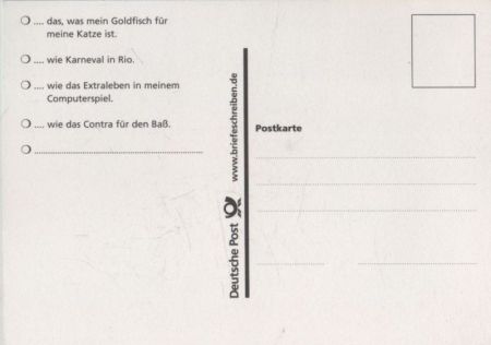 Deutsche Post seltsame Bilder
