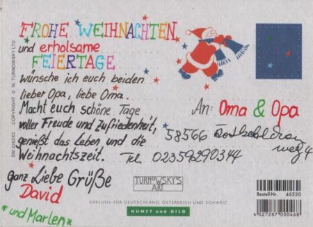 Frohe Weihnachten glänzend beschichtet Frohe Weihnachten glänzend beschichtet