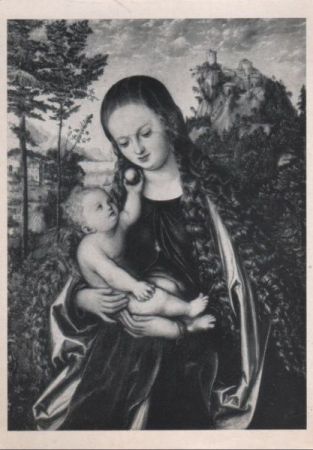 Madfonna mit dem Schleier Lucas Cranach Madfonna mit dem Schleier Lucas Cranach