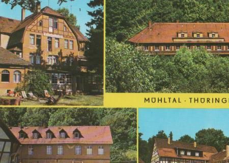 Eisenberg - Mühltal Thüringen - ca. 1975 Eisenberg - Mühltal Thüringen - ca. 1975