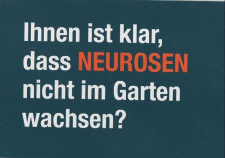 Neurosen nicht im Garten Neurosen nicht im Garten