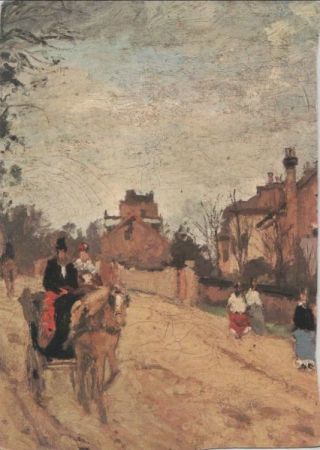 Camille Pissarro Straße in der Vorstadt Camille Pissarro Straße in der Vorstadt