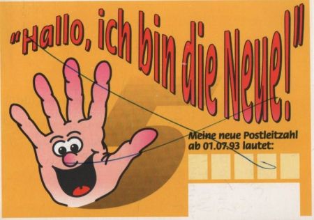 Neue Postleitzahlen fünfstellig Neue Postleitzahlen fünfstellig