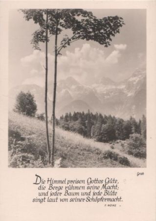 Gottes Güte Sinnspruch Gottes Güte Sinnspruch