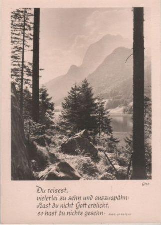 Du reisest Sinnspruch Du reisest Sinnspruch