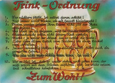 Trink-Ordnung Zum Wohl Trink-Ordnung Zum Wohl