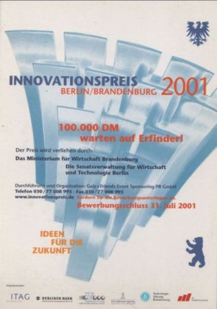 Innovationspreis 2001 Innovationspreis 2001