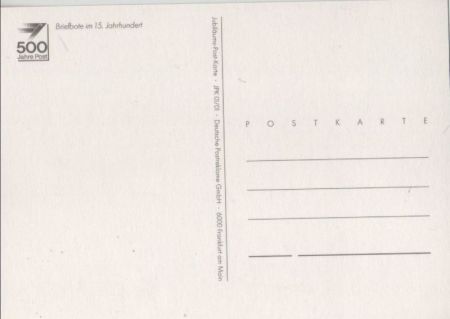 Bote mit Brief Bote mit Brief