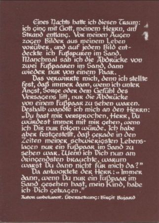 Ich ging mit Gott böser Traum Ich ging mit Gott böser Traum