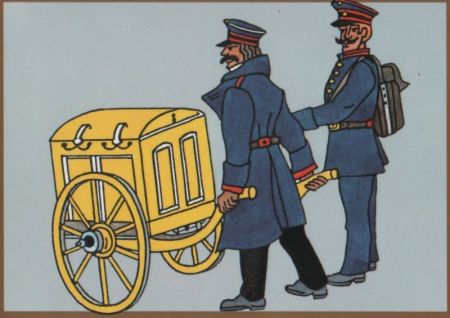 Postkarre - geschoben Postkarre - geschoben