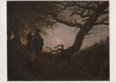 Caspar David Friedrich In Betrachtungs des Mondes Caspar David Friedrich In Betrachtungs des Mondes