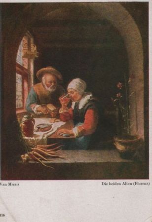 Van Mieris Die beiden Alten Van Mieris Die beiden Alten