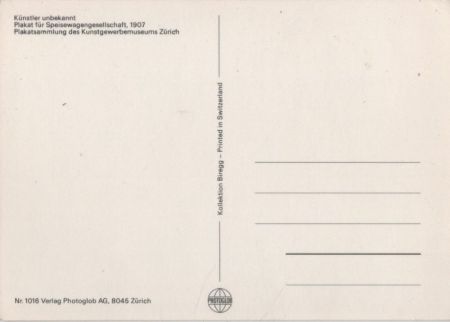 Schweiz Speisewagen-Gesellschaft Schweiz Speisewagen-Gesellschaft