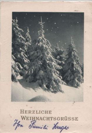 Herzliche Weihnachtsgrüße Winterwald Herzliche Weihnachtsgrüße Winterwald